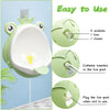Frog Pee Training,Potty Training Urinal for Boys Kids Toddler Standing Urinal Wall-Mounted Toilet with Funny Aiming Target,Green