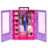 Barbie Fashionistas Doll & Playset, Ultimate Closet with Barbie Clothes (3 Outfits) & Fashion Accessories Including 6 Hangers