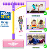 Gifts for 3-12 Year Old Boys Girls, Foam Pogo Jumper for Kids Outdoor Toys for Kids Ages 4-8 Pogo Stick Girls Toys Cool Toys for Autistic Kids Toys Birthday Xmas Gifts Stocking Stuffers, Pink