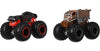 Hot Wheels Monster Trucks Demolition Doubles, Set of 2 Toy Monster Trucks in 1:64 Scale (Styles May Vary)