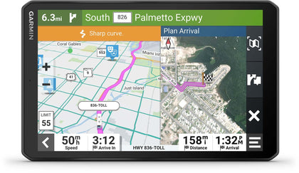 Garmin RV 895, Large, Easy-to-Read 8 GPS RV Navigator, Custom RV Routing, High-Resolution Birdseye Satellite Imagery, Directory of RV Parks and Services, Landscape or Portrait View Display