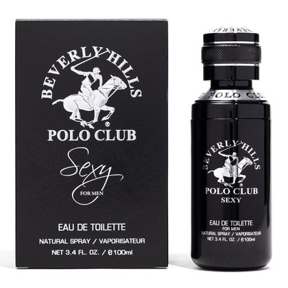 Eau De Toilette Spray - Sexy Cologne for Men - Beverly Hills Polo Club Eau De Toilette - Oriental, Woody Fragrance for Men 3.40 fl.oz / 100ml