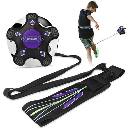 Kabibin Soccer Training Equipment, Volleyball Trainer for Kids Adults,Solo Soccer Practice Equipment Kick Throw,with Adjustable Soccer Trainer Belt