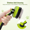 Pecute Self-Cleaning Slicker Brush for Dogs, Cats, Lightweight Dog Brush for Shedding Massaging Grooming, Cat Brush Gently Removes Loose Fur Undercoat for Small Dogs Cats Rabbits of All Hair Types