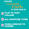 OGX Quenching + Coconut Curls Frizz-Defying Styling Milk, Nourishing Leave-In Hair Treatment with Coconut, Citrus Oil & Honey, Paraben-Free and Sulfated-Surfactants Free, 6 fl oz