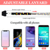 5 Pieces Phone Lanyard Universal Adjustable Neck Straps with Phone Pads Phone Lanyard Crossbody for Phone Case Keys ID Compatible with iPhone and Most Smartphones, Butterfly Pattern