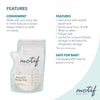 Motif Medical, Milk Storage Bags, 8 oz Milk Freezer Bag with Easy Pour Spout, BPA Free, Write-On Label - 90 Count