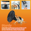 LUCKY HERP 150W Ceramic Heat Emitter, Reptile Heat Bulbs, Yellow Ceramic Heat Lamp for Reptiles, Amphibian, Chicken, Dog, Cat (2-Pack)