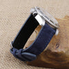 Onthelevel Suede Watch Strap-18mm 19mm 20mm 22mm 24mm Suede Leather with Black Leather Back Watch Band for Men or Women