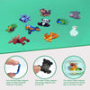 10 pcs Fridge Magnets for Toddlers 1-3,Refrigerator Magnets for Kids,Kids Magnets Educational Toys,Learning Animals Magnets for Babies,Animal Cartoon Magnet (Wildlife)