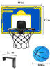 Indoor Basketball Hoop for Kids, Over The Door Mini Basketball Hoop with 3 Balls & Electronic Scoreboard, Basketball Game Toys Gifts for 3 4 5 6 7 8 9 10 11 12+ Year Old Boys Toddlers Teens
