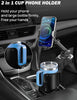 JOYTUTUS Cup Holder Phone Mount for Car, Car Cellphone Large Adapter Long Arm with 360 Degree Rotation, Compatible iPhone, Samsung & All Smartphones