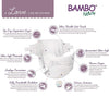 Bambo Nature Premium Baby Diapers, Size 1, 36 Count (Pack of 6), Total 216 Count