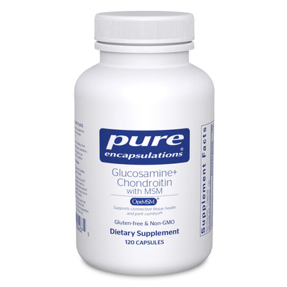 Pure Encapsulations Glucosamine Chondroitin with MSM | Supplement to Support Cartilage, Connective Tissue, and Joint Health* | 120 Capsules