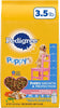 Pedigree Puppy Food Variety Bundle, 01 Bag (3.5LB) Chicken Flavor and 04 Pouches Morsels in Sauce, (02) Chicken and 02 Beef. Plus a Pet Nutrition Booklet.