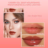 Yanqina Hydrating Lip Glow Oil Long-Lasting Nourishing Lip Gloss Moisturizing Non-Sticky Plumping Lip Stain Tinted Cherry Oil Lip Care (Ruby Red)
