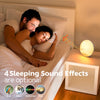 Sunrise Alarm Clock for Heavy Sleepers, Wake Up Light with Sunrise/Sunset Simulation, Dual Alarms & Natural Sounds, Snooze & Sleep Aid, FM Radio, 7 Colors Night Light for Bedroom, Ideal for Gift
