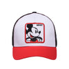 NEWVIY Mickey Baseball Cap for Men Women,Anime Cartoon Hats,Breathable Mesh Cap Adjustable Trucker Hats Sports Cap Casual (US, Alpha, One Size, White)