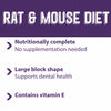 Mazuri | Pet Rat & Mouse Food | Rodent Pellet Blocks| 2 Pound (2 Lb.) Bag