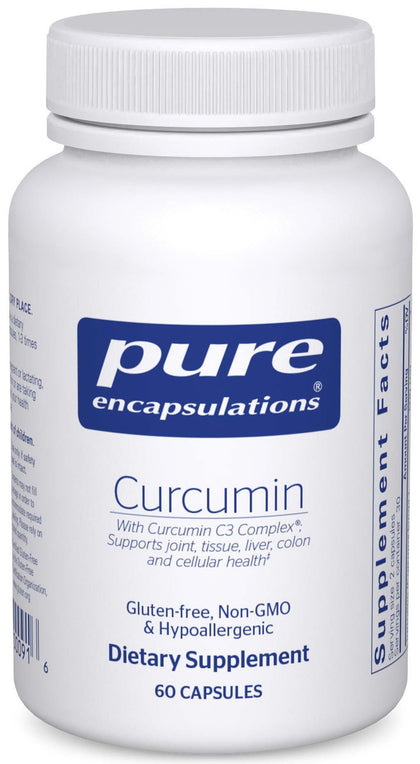 Pure Encapsulations Curcumin - 500 mg - Supports Joint Health & Liver Health - Curcuma Longa Capsule - Non-GMO & Vegan - 120 Capsules