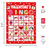 40 Players Valentine's Day Bingo Game Cards Class Party Supplies Activity
