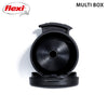 FLEXI Multi Box - Add on for FLEXI Retractable Leashes, Poop Bag Dispenser, Dog Treat Holder for Training, Multipurpose Box, Black