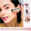 Silicone Lip Brush With Lid Silicone Angled Concealer Brush Like Fingertips Q Soft Angled Concealer Makeup Brush Tool New Portable Round Head Silicone Makeup Brush Lip Brush