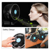 XOOL Electric Car Fans for Rear Seat Passenger Portable Fan Headrest 360 Degree Rotatable Backseat Car Fan 12V Cooling Air Fan with Stepless Speed Regulation for SUV, RV, Vehicles