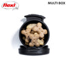 FLEXI Multi Box - Add on for FLEXI Retractable Leashes, Poop Bag Dispenser, Dog Treat Holder for Training, Multipurpose Box, Black
