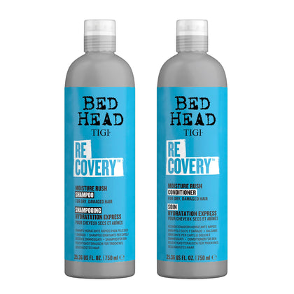 Bed Head by TIGI Shampoo & Conditioner For Dry Hair Recovery With Prickly Pear Cactus Extract 2 x 25.36 fl oz,Citrus