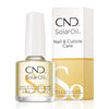 CND SolarOil Cuticle Oil, Natural Blend Of Jojoba, Vitamin E, Rice Bran and Sweet Almond Oils, Moisturizes and Conditions Skin, Pack Of 1, 0.25 oz.