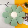 Flower Pillow, Flower Shaped Throw Pillow Flower Floor Pillow Soft Seating Cushion Room Decor Plush Pillow for Bedroom, Sofa, Bed, Reading (15 inch, Green)