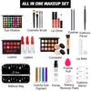 Fenshine All In One Makeup Kit for Women, Full Makeup Gift Set for Beginners, Makeup Essential Starter Bundle Include Eyeshadow Palette Lipstick Eyebrow Pencil Brush Set (Type C)