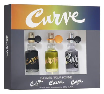 Curve Cologne for Mens Spray Gift Set