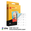 KODAK Step Printer Wireless Mobile Photo Printer with Zink Zero Ink Technology & Kodak App for iOS & Android (White) Gift Bundle, 2x3