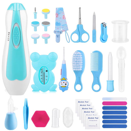 modacraft 38 in 1 Baby Healthcare and Grooming Kit with Baby Electric Nail Trimmer, Newborn Nursery Health Care Set Safety Care Set Baby Essentials Kit for Infant Newborn Toddlers Baby Girls Boys