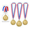12 Pieces Gold Award Medals - Winner Medals Gold Prizes for Sports, Competitions, Party, Spelling Bees, Olympic Style, 2 Inches