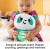 Fisher-Price Linkimals Baby & Toddler Toy Play Together Panda Plush with Interactive Music & Lights for Ages 9+ Months