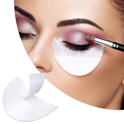 Kalolary 120 Pcs Eye Shadow Shields, Eyeshadow Pads Stencils Lint Free Under Eye Pads Eyeshadow Patches For Eyelash Extensions/Lip Makeup
