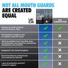 TheSleepGuard [Mens] Mouth Guard for Grinding Teeth at Night [Pack of 4, Large] Best Mouth Guard for Clenching Teeth at Night. Custom Bruxism Night Guards for Sleep, TMJ, Jaw Pain & Migraine Relief