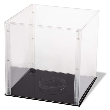 Franklin Sports Full Size Basketball / Soccer Acrylic Display Case - Magnetic Snap Together - Memorabilia - UV Protected - Sport Collectibles
