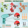 Laradola Take-Apart Dinosaur Toys for 3-8 Year Olds, STEM Construction with Electric Drill, Birthday & Party Gifts for Boys & Girls