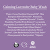 Earth Mama Calming Lavender Baby Wash Liquid Foaming Hand Soap Refill, Organic All-Purpose Lavender Body Wash for Sensitive Skin, Castile Soap with Coconut Oil, Shea Butter, Calendula, & Aloe, 34Fl Oz