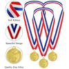 Basketball Medals for Kids - 12 Pack Gold Medal Awards Basketball Team, Sports Day Favors Prizes for Boys Children Adults