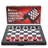 Magnetic Checkers Board Game and Magnetic Checker Pieces, 9.8 x 9.8 inches Mini Portable Travel Set
