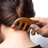 Moreinday Massage Comb Loc Comb Scalp Massager Hair Growth Scalp Massage Comb Green Sandalwood Head Massager Wooden Comb Gift for Women Men