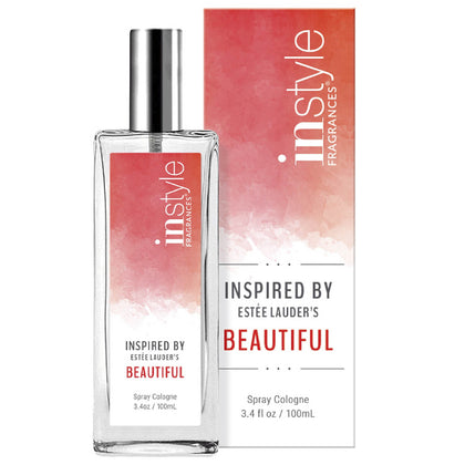 Instyle Fragrances | Inspired by Estee Lauder's Beautiful | Womens Eau de Toilette | Vegan, Paraben & Phthalate Free | Never Tested on Animals | 3.4 Fl Oz