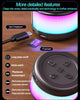 Portable Bluetooth Speaker with Lights, Night Light LED Wireless Speaker, Magnetic Waterproof Speaker, Multicolor LED Auto-Changing,TWS,Perfect Mini Speaker for Shower, Home, Outdoor