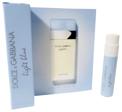 DOLCE & GABBANA Light Blue for Women Eau de Toilette Vial Spray, 0.027 Ounce/0.8 ml