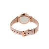 Fossil Women's Carlie Mini Quartz Stainless Steel and Leather Three-Hand Watch, Color: Rose Gold, Blush (Model: ES4699)